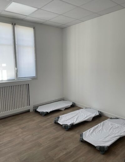 Peinture et revêtement de sol pour une crèche à Caen