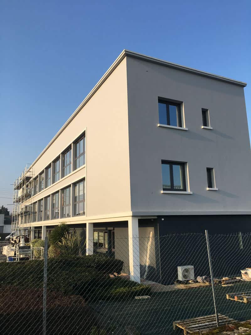 Ravalement d'un bâtiment à Caen (après travaux) - Rénovation de façades